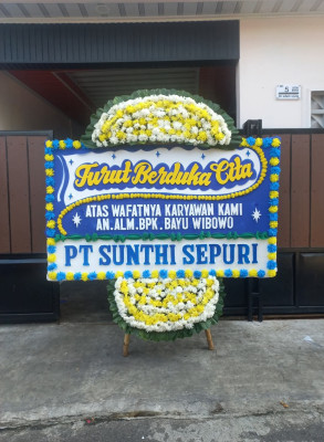 Papan Bunga Duka di LUWU TIMUR